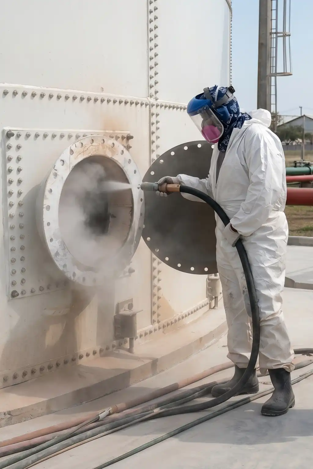 Sandblasting y recubrimientos especiales