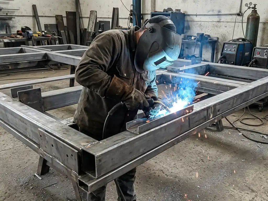 Fabricación y montaje de estructuras metálicas